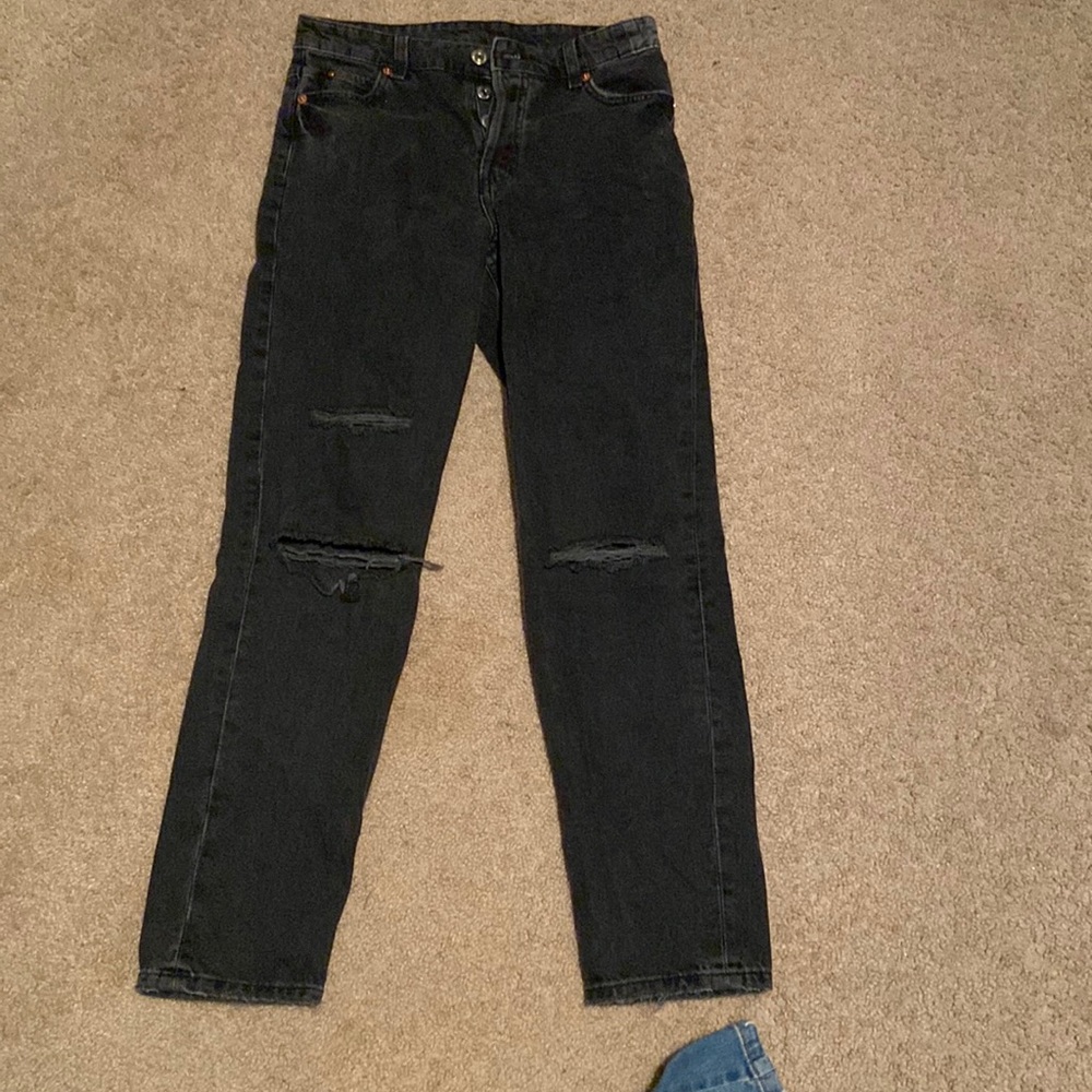 h&m womens low rise jeans